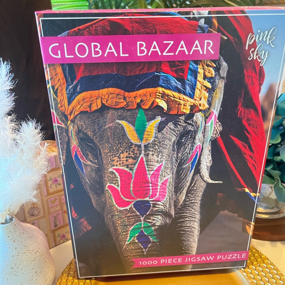 Global Bazaar 1000 Piece Jigsaw Puzzle - Multicolor - Picture 10 of 14